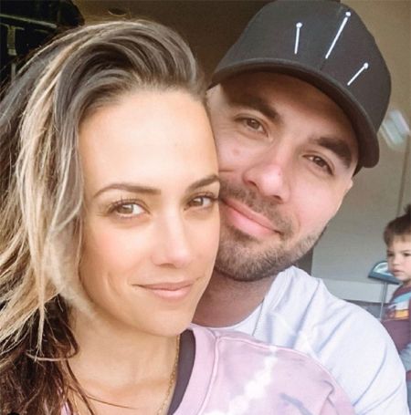 Mike Caussin with his ex-wife Jana Kramer.